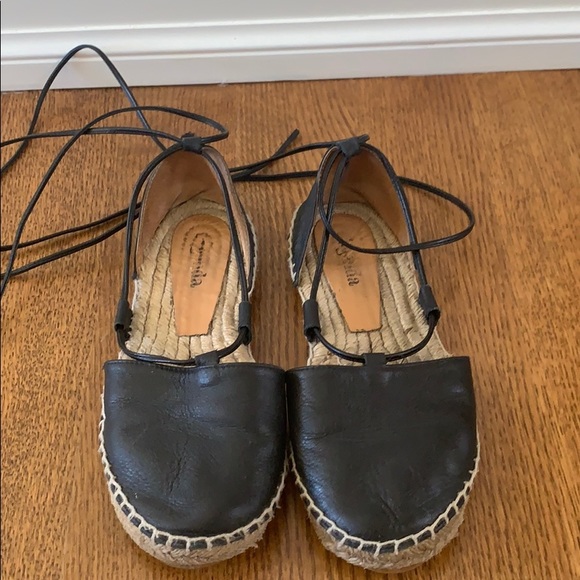 Ankle tie espadrilles - Picture 2 of 4